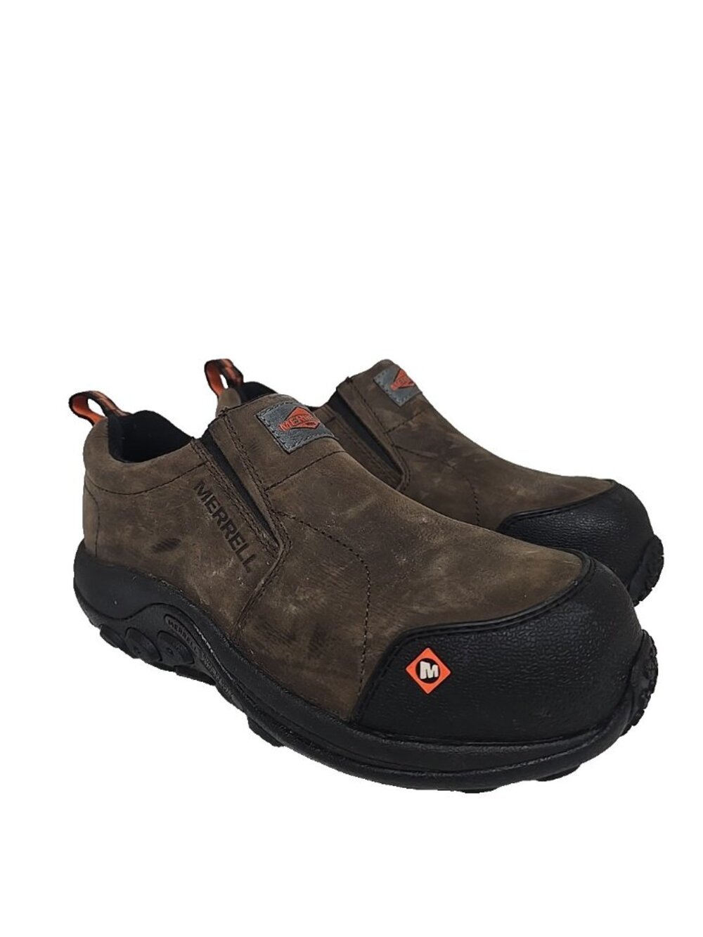 Merrell Men's Jungle Moc LTR Composite Toe CSA Work Shoes J003345W Brown Size 8W